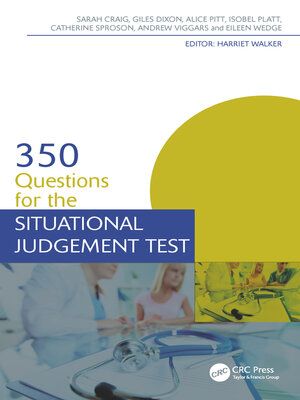 cover image of 350 Questions for the Situational Judgement Test
